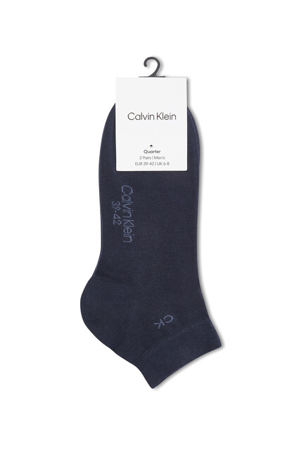 Casual Cotton Ankle Socks, Set of 2